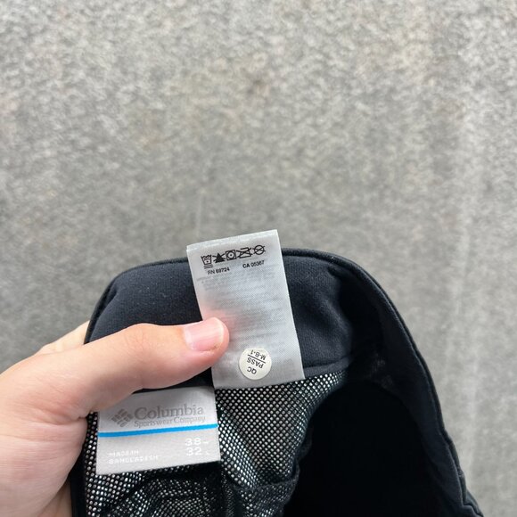 Columbia Pants Mens 38x32 Black Belted Ridge II Run lined Hiking Snowpants - Picture 11 of 12